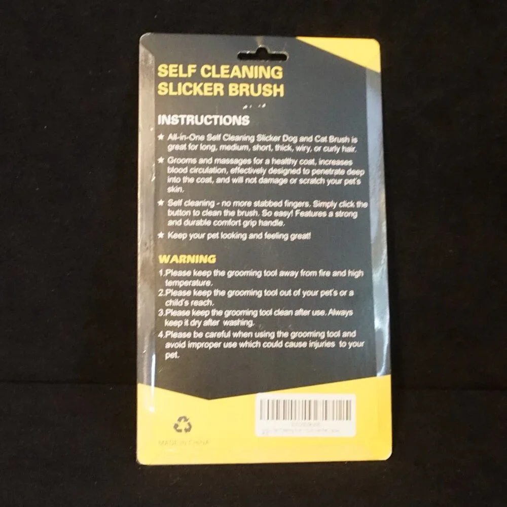Self Cleaning Dog/Cat Slicker Brush for Shedding